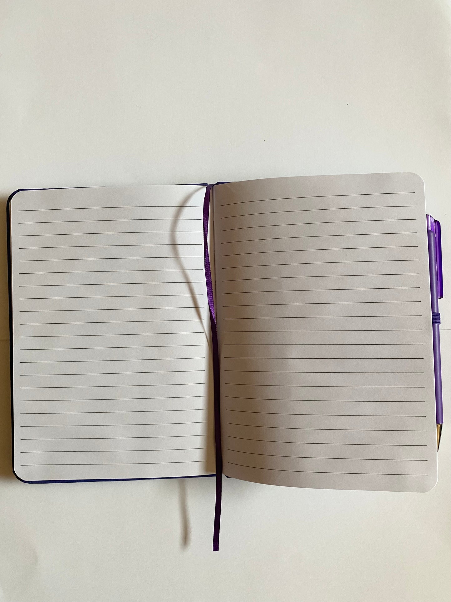 Purple Happy Feelings notebook/journal